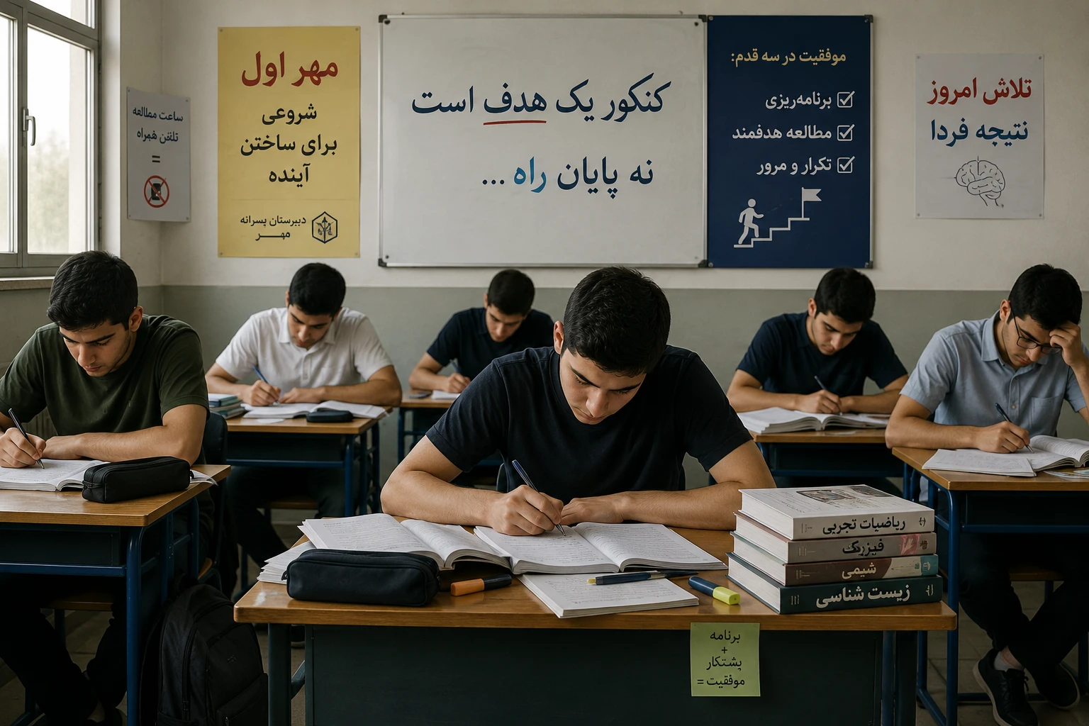 تاثیر مطالعه طولانی مدت در کنکور