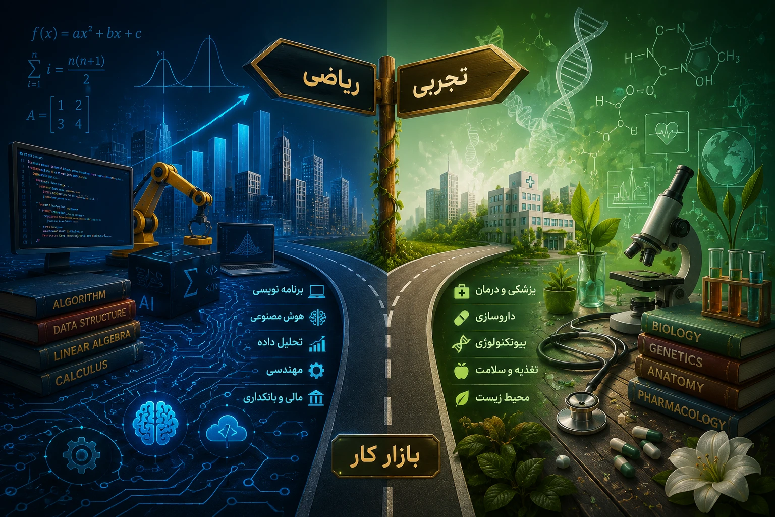 انتخاب بین ریاضی و تجربی