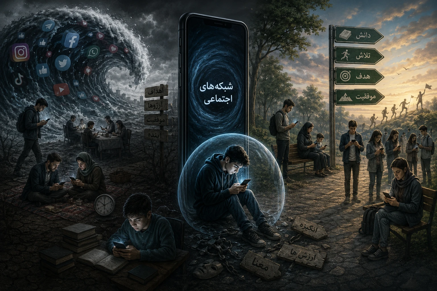 علل گرایش به شبکه‌های اجتماعی